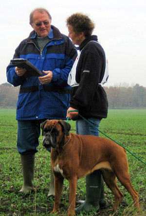 Iris Lindstedt mit Fidelia vom Georgengarten