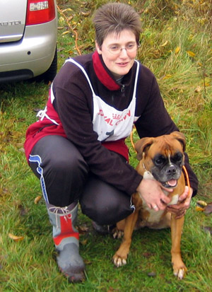 Maria Affeldt mit Cheyenne von der Friedeburg