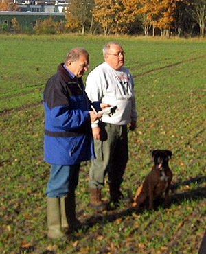 Jrgen Salewski mit Xenja vom Dronsberg