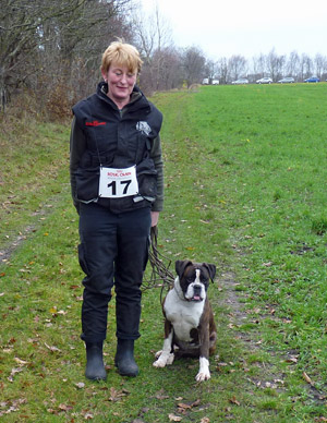 Brigitte Sevenich mit Dorkas vom Birkeneck Brigitte Sevenich mit Dorkas vom Birkeneck