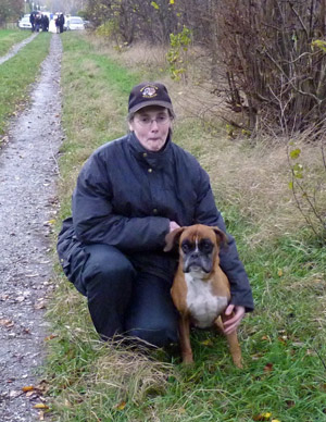 Maria Affeldt mit Cheyenne von der Friedeburg